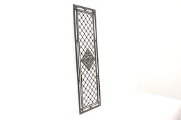 Renaissance Antique Architectural Salvage Wrought Iron Grate or Panel #44196