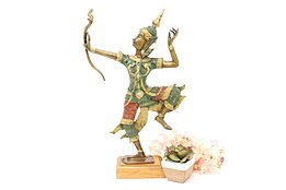 Bronze Thai Vintage Statue Goddess Sculpture #44835