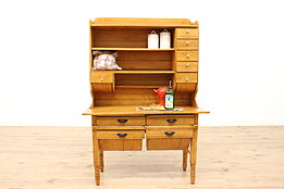 Farmhouse Country Kitchen Pantry Baker Cupboard, Spice Drawers #44088