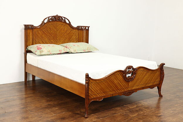 French Style Vintage Full Double Size Bed, Joerns Bros #39324 photo