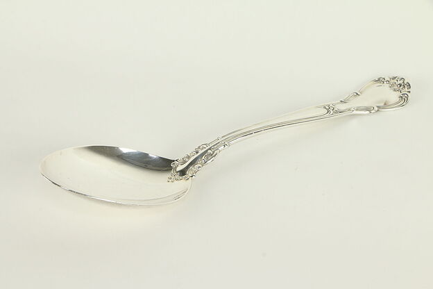 Chantilly Sterling Silver 8" Large Serving Spoon #32455 photo