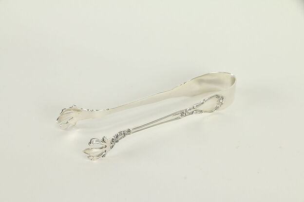 Chantilly Sterling Silver 4" Sugar or Serving Tongs #32456 photo