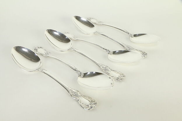 Sterling Silver Towle Old Master Set of 6 Teaspoons 6" #32820 photo