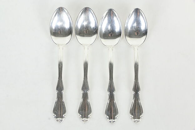 Set of 4 Sterling Silver Teaspoons, Towle Fontana Pattern #36078 photo