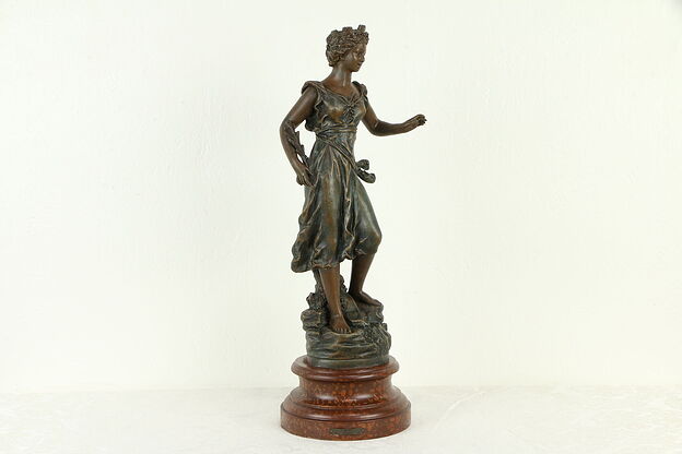 The Island of Gold L'Ile d'Or Antique French Sculpture, Roncoulet #31614 photo