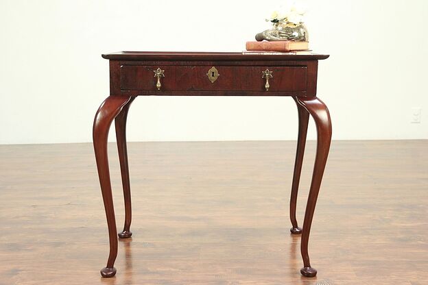 Antique George II Style Mahogany Tea or Hall Table, England #29206 photo