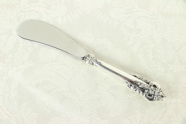 Grand Baroque Wallace Sterling Silver 6" Butter Knife #30269 photo