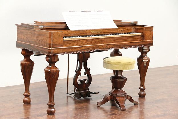 Rosewood Antique Melodeon Organ, Rebuilt Bellows, Dreher Cleveland #29730 photo