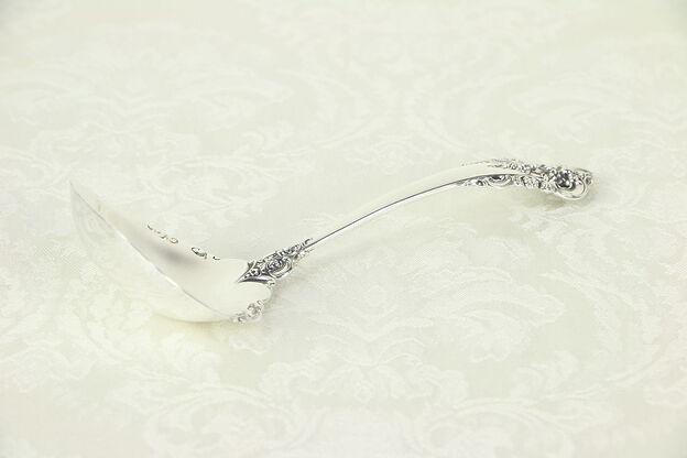 Grand Baroque Wallace Sterling Silver 6 3/4" Sauce or Gravy Ladle #30265 photo