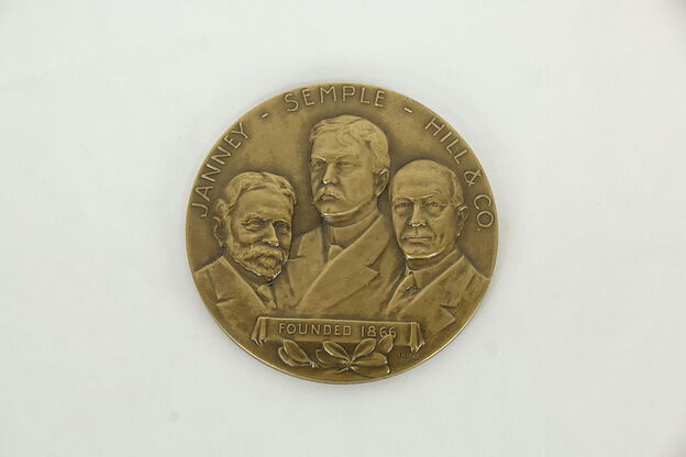 Janney Semple Hill Bronze Presentation Medal, NY, 1954 #35726 photo