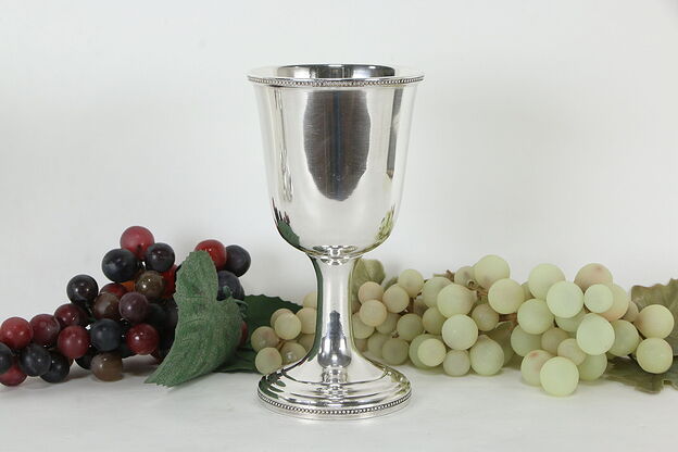 Silverplate Antique Goblet, Signed Rogers Smith #36231 photo