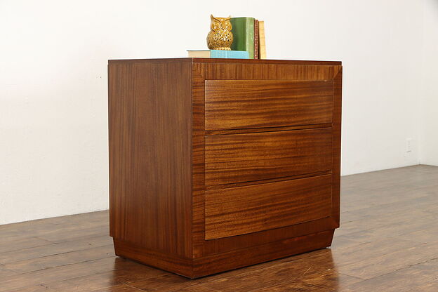 Midcentury Modern 1960 Vintage Mahogany Chest or Dresser, Rway #38553 photo