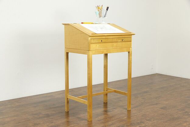 Midcentury Modern Reception Podium, Lectern or Stand Up Desk #30781 photo