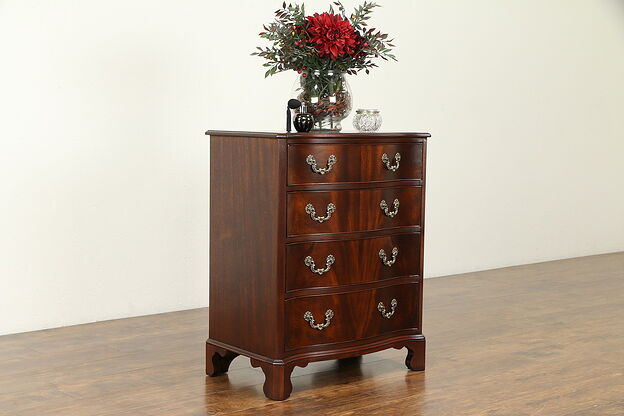 Traditional Vintage Mahogany Small Chest or Nightstand  #31276 photo