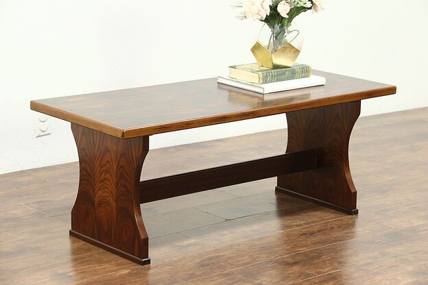 Midcentury Modern 1960's Vintage Rosewood Coffee or Cocktail Table, Denmark photo