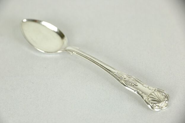 Silverplate Vintage Sweetmeat Serving Spoon #24142 photo