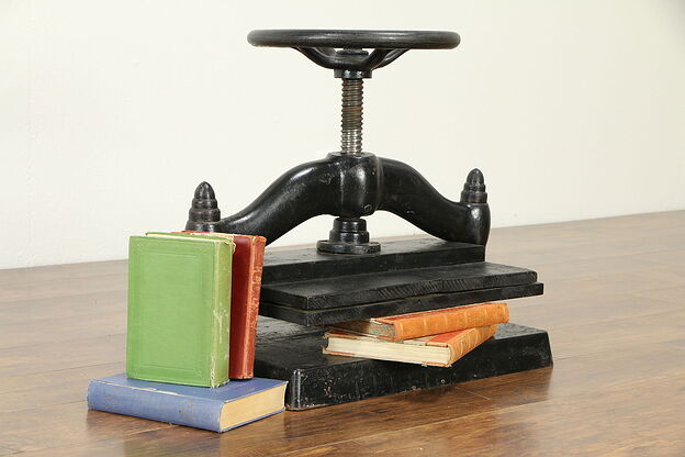 Cast Iron Antique Bookbinder Press, Fits 15 x 20 Books #32650 photo