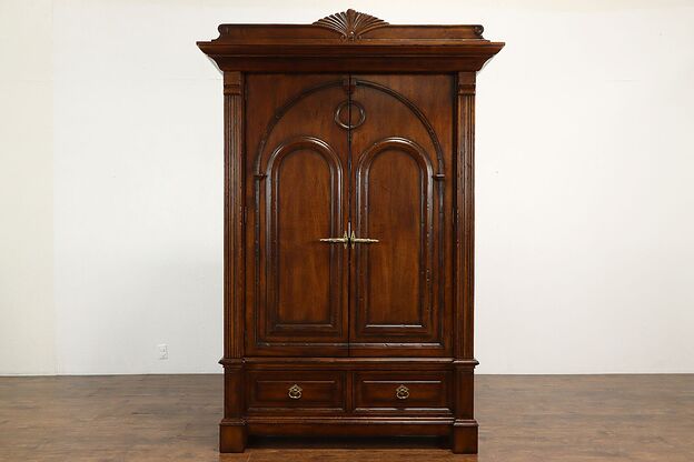 Traditional 93" Armoire, Wardrobe or Closet, Low Country by Hickory White #37620 photo