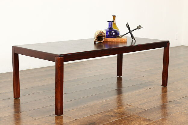 Midcentury Modern Rosewood 60s Vintage Danish Coffee Table, Vejle Stole #40806 photo