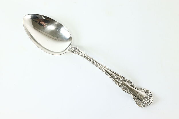 Sterling Silver Cambridge Antique Serving Spoon Gorham, Monogram  #40722 photo