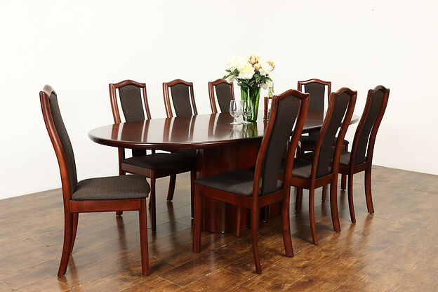 Midcentury Modern Danish Vintage Rosewood Dining Set 8 Chairs Skovby #41345 photo
