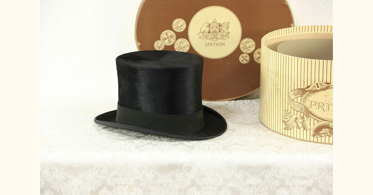 激レア 10s VINTAGE Knox Top Hat 7 3/8 59cm 激レア 10s VINTAGE Knox
