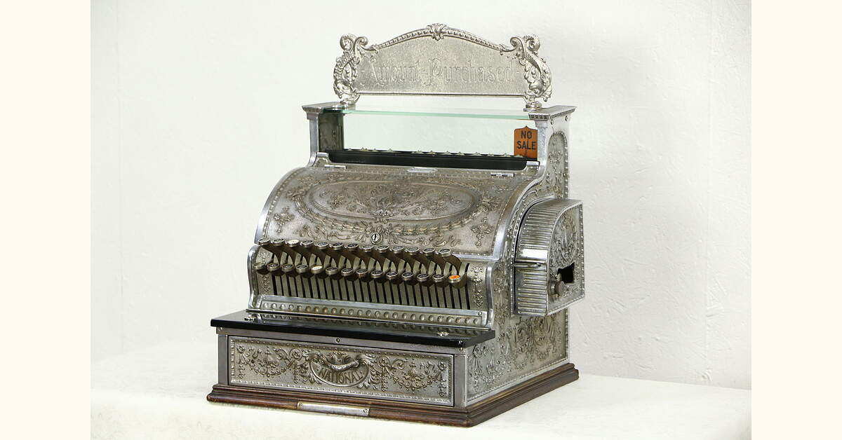 希少 当時物 Nippon Cash Register ニッポンキャッシュレジスター No