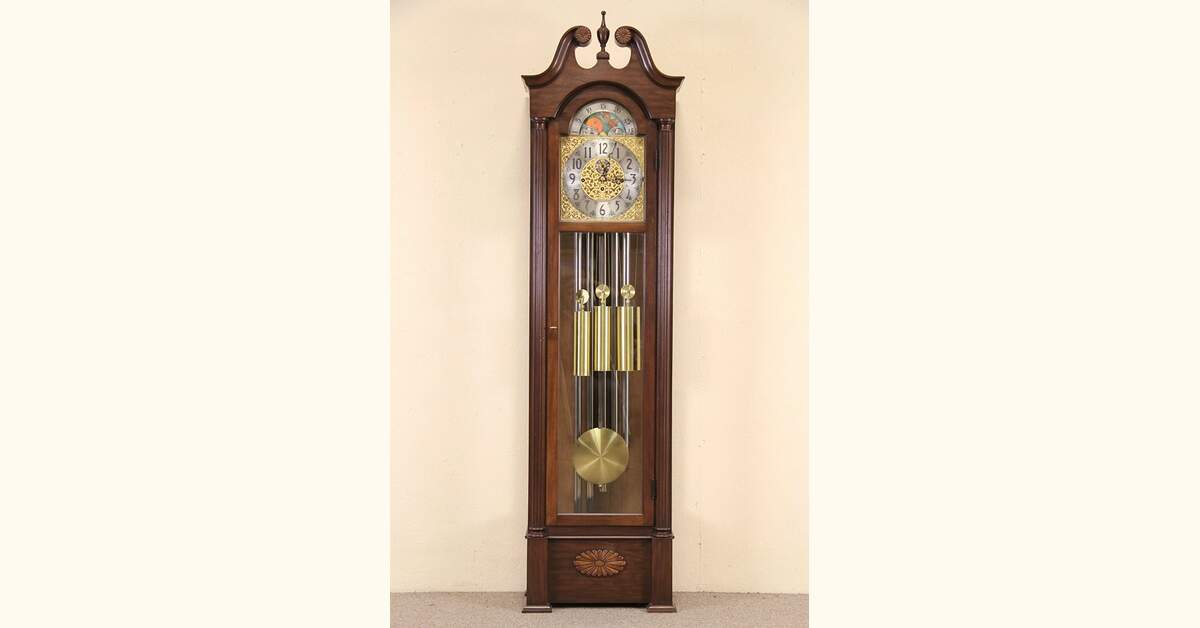 Herschede Vintage Grandfather or Tall Case Clock, Westminster