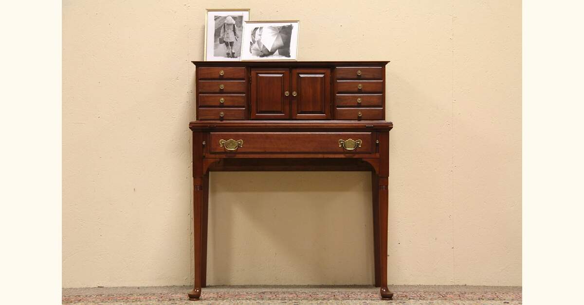 Pennsylvania House 9 Drawer Cherry Desk