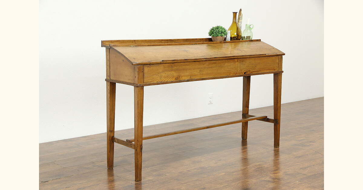 20-30's Pine Desk Table イギリス アンティークデスク dsk6-2-20pine.jpg