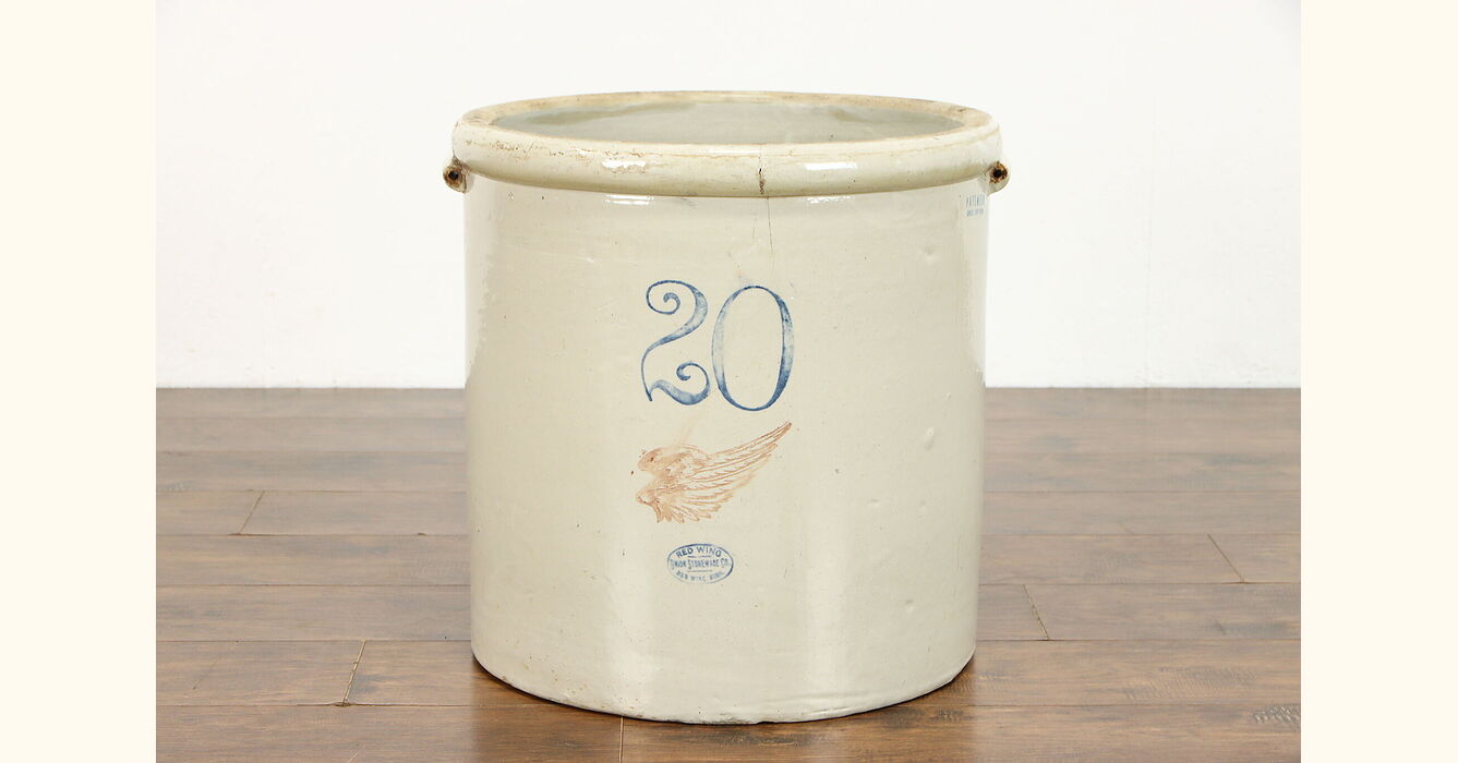Stoneware 20 Gallon Red Wing Country Farmhouse ...