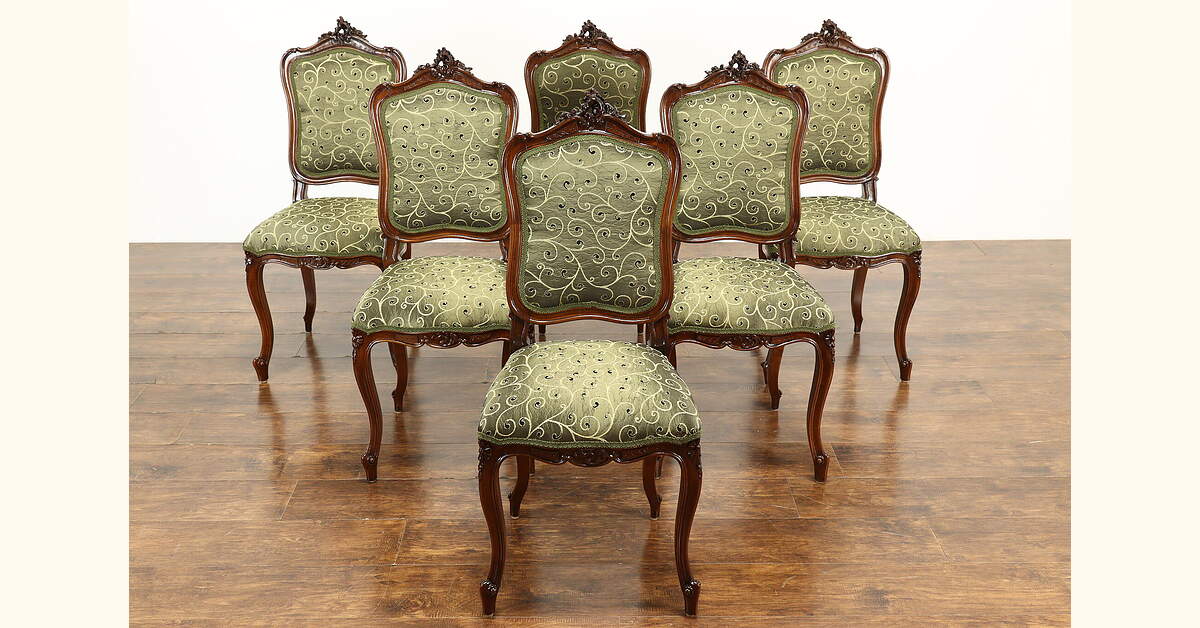 仏蘭西】 ルイ15世様式のナイフレスト 6個組 Louis XV 仏