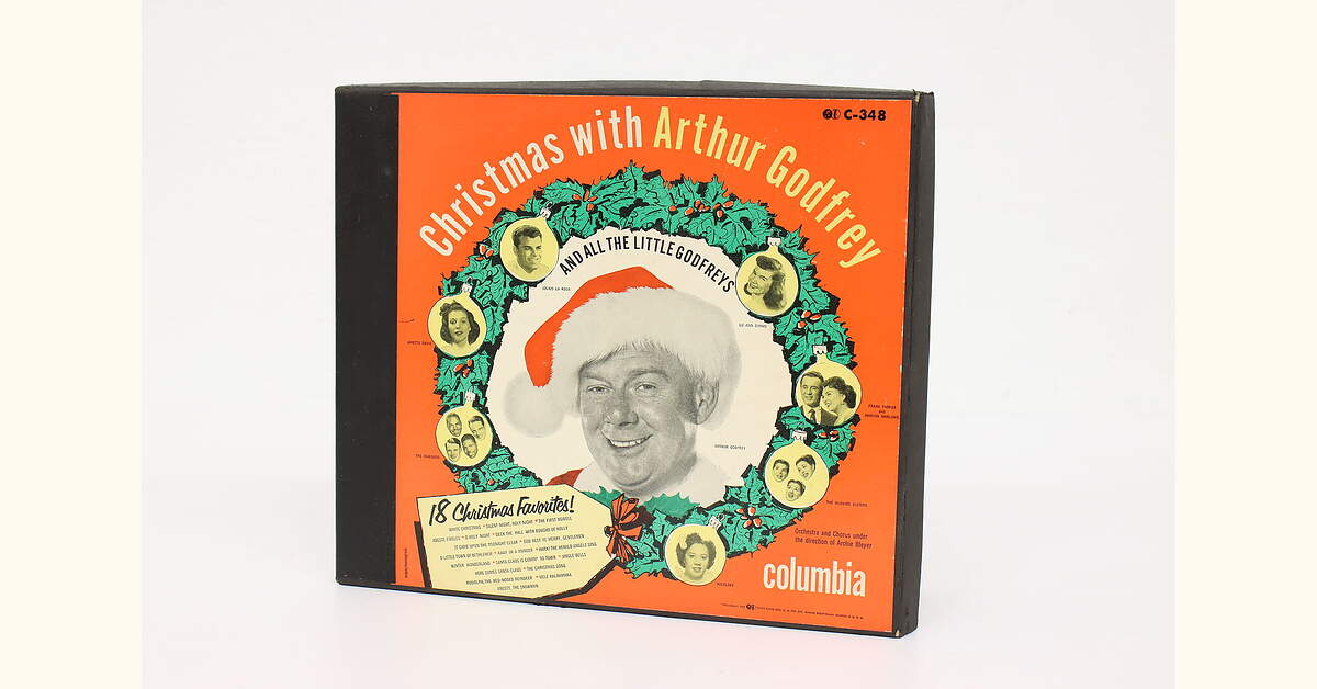 Set of 4 Records Christmas with Arthur Godfrey Christmas Songs
