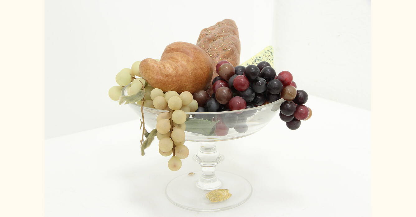SAVE 20% Belgian Vintage Crystal Centerpiece Bowl, Val St