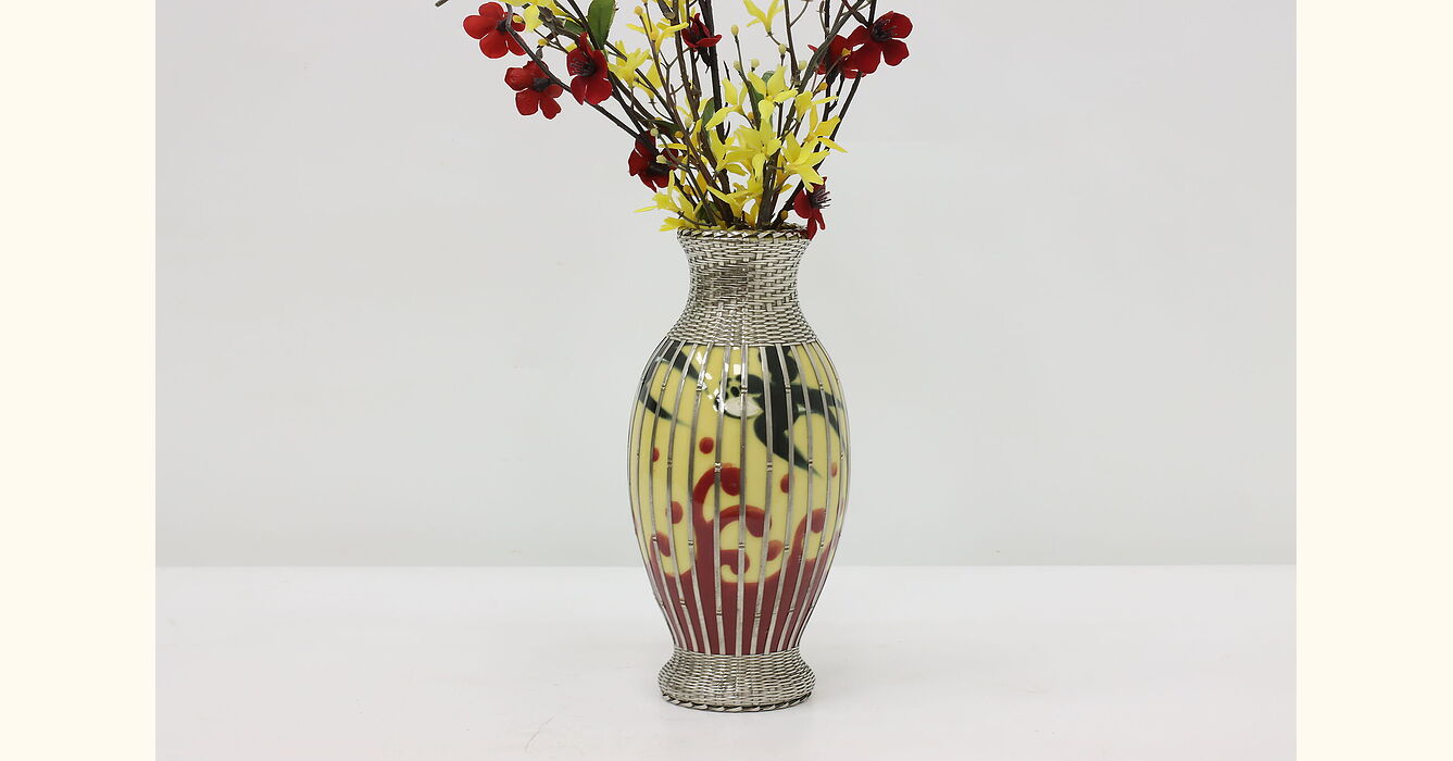 Japanese Vintage Vase AD1800~ 江戸後期_花器_貫入 Japanese Vintage Vase AD1800~ 江戸後期_花器_貫入（Large 19Th