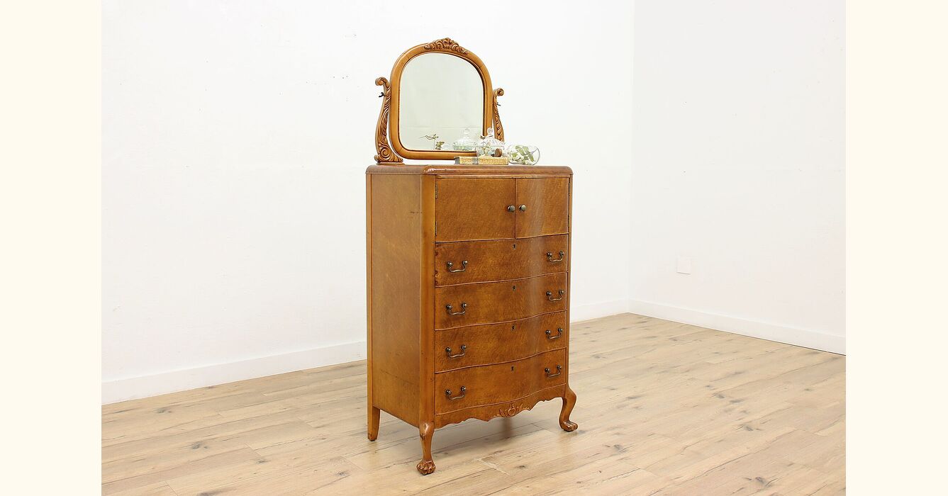 イデー　WAVE TALL CHEST Maple 52345-1.jpg