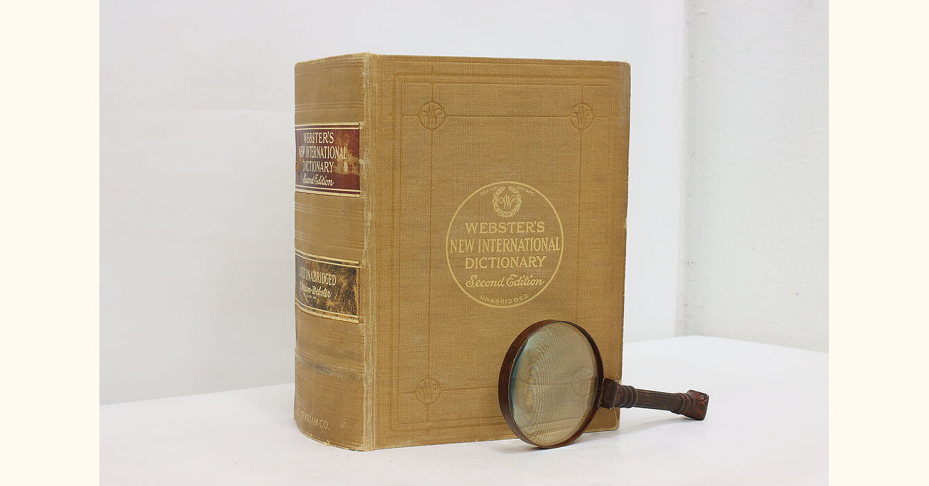 Websters Vintage 1947 New International Dictionary