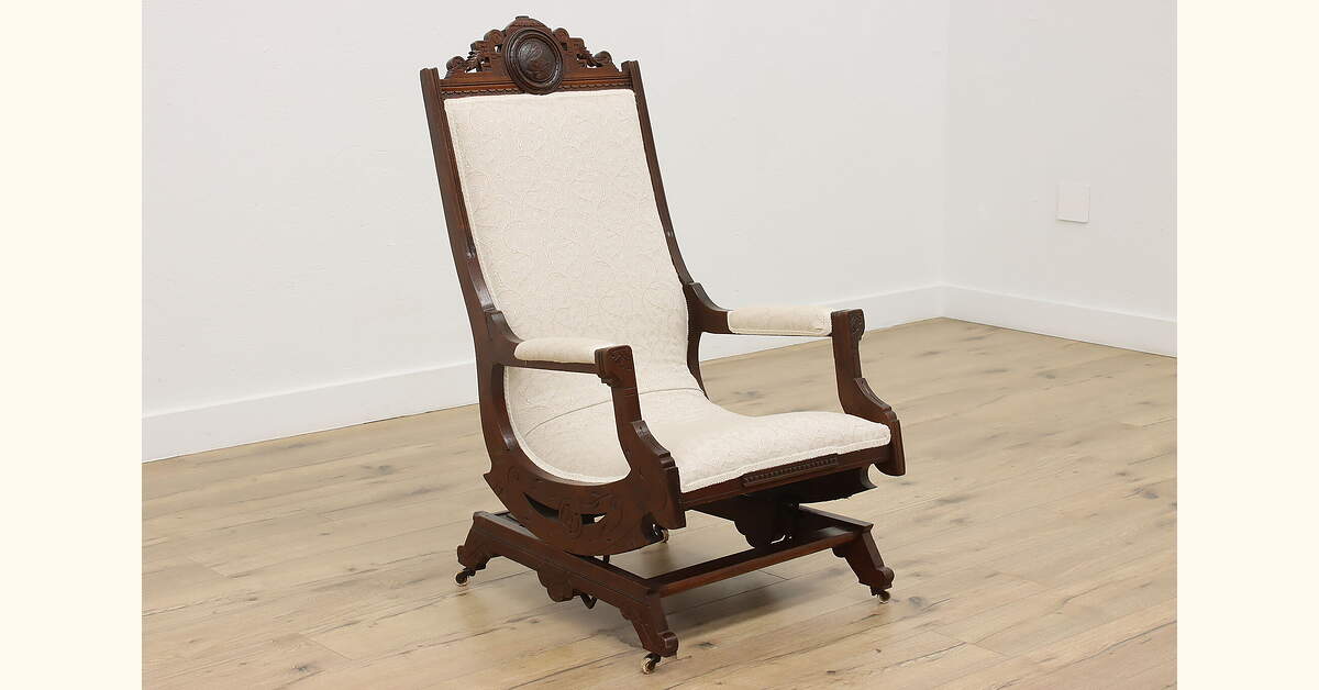Eastlake Victorian Childs Rocking Chair Antique Eastlake Rocking