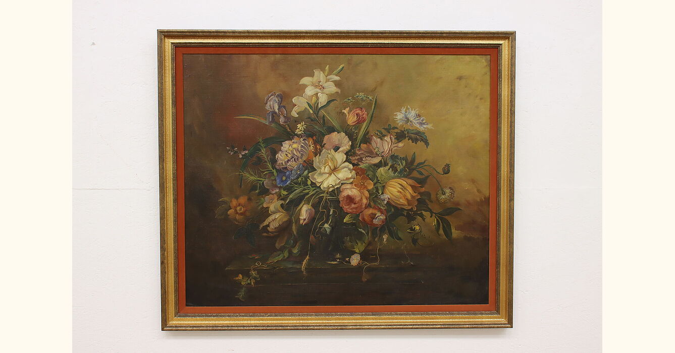 Vintage Flowers Painting. C58 - Etsy