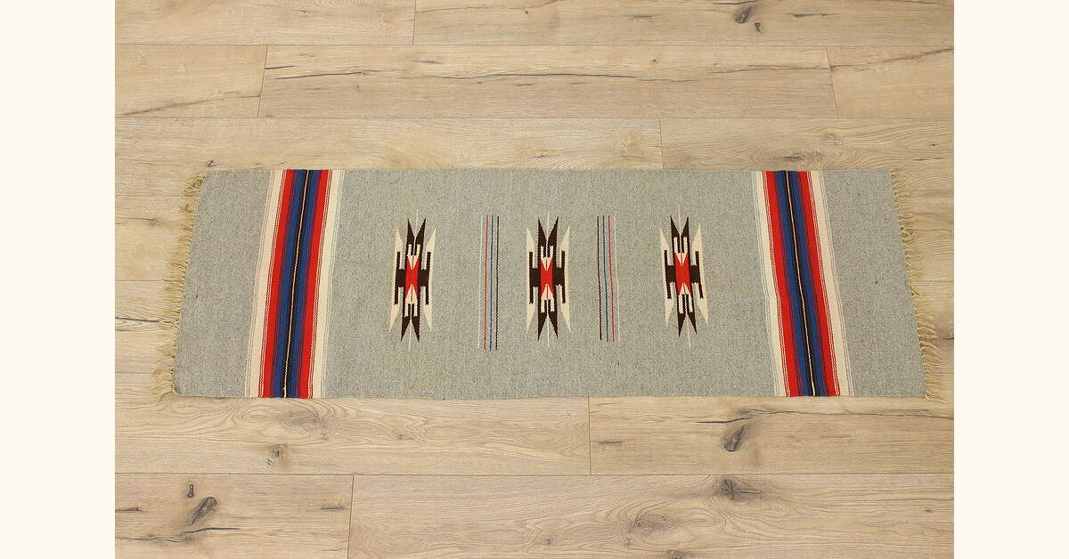 Chimayo Design Southwest Vintage Woven Wool Floor Runner
