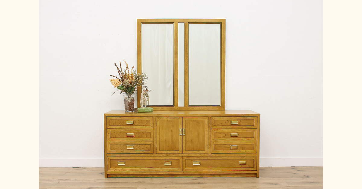 ドレッサー Retro mirror dresser ドレッサー Retro mirror dresser Art Deco Dresser With Mirror - Etsy