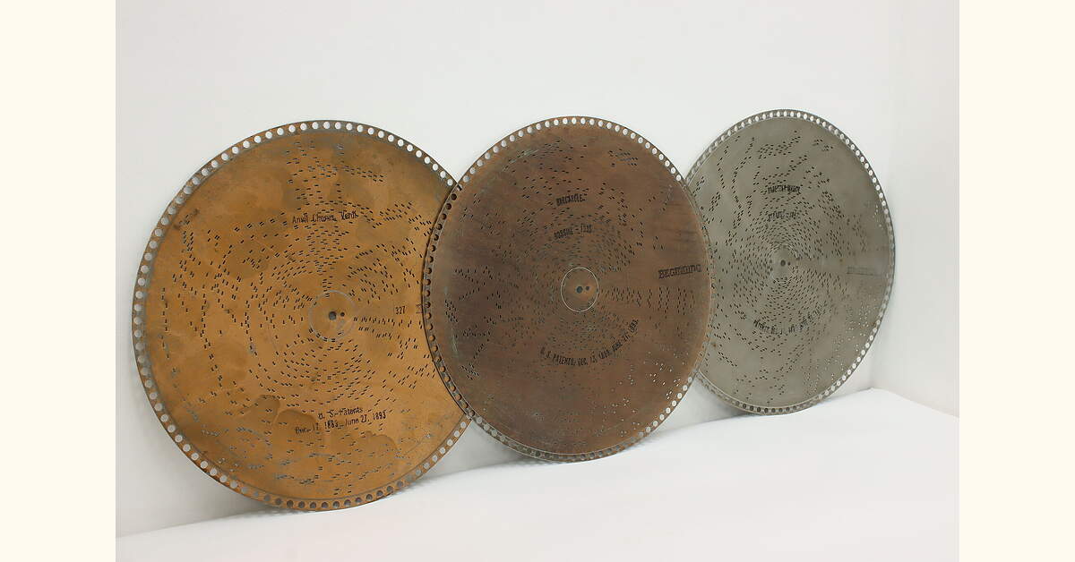 Set of 3 Vintage Regina Music Box 15.5